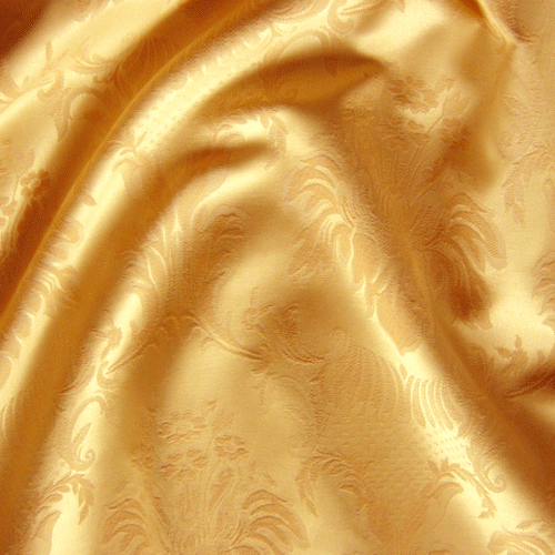 gold curtain fabric