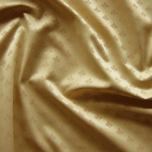 gold curtain fabric