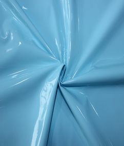 Hi Shine PU Fabric | Light blue