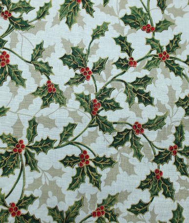 Christmas Print Large Holly 