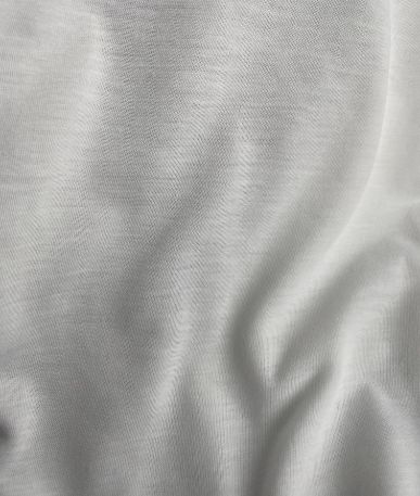100% Polyester Recycled Jersey | White
