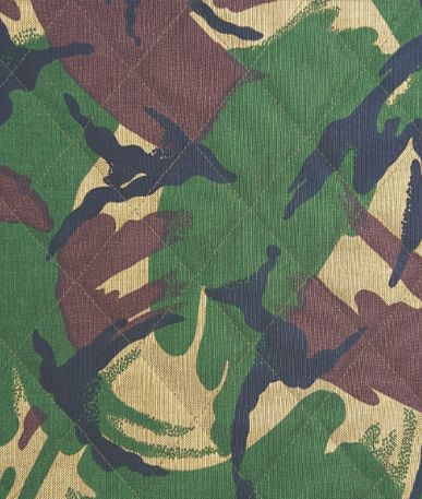 Quilted Army Camouflage Cordura Waterproof - Box Design