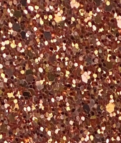 Glitter Display Fabric - Mixed - Rose Gold Copper