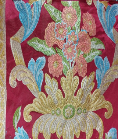 Silky Asian Tapestry Fabric
