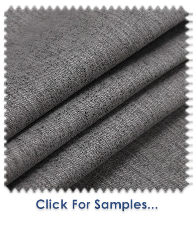 Plain Brushed Upholstery Fabric  - Grey