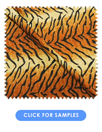 Tiger Print Fleece Fabric | Tiger