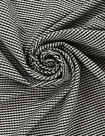 Checkered & Houndstooth Tweed Fabric 