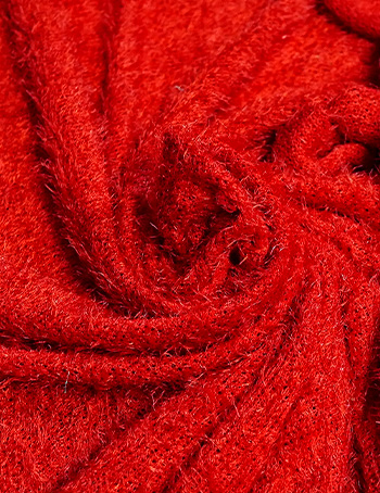 Faux Mohair Stretch Knit Fabric