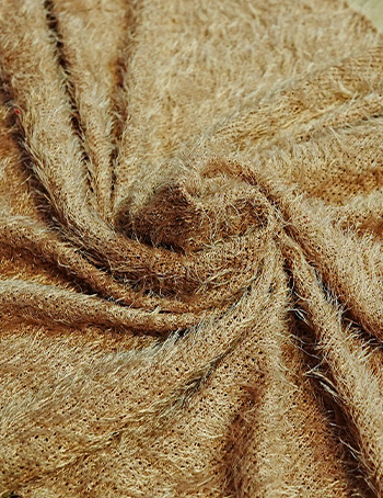 Faux Mohair Stretch Knit Fabric