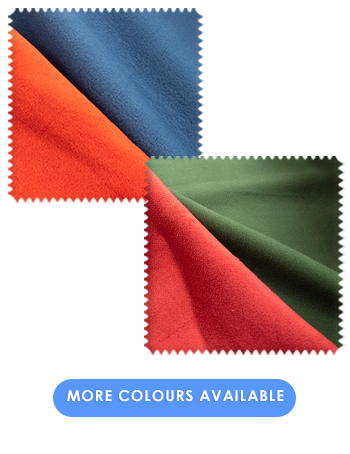 Bonded Fleece Fabric  | Red/Blue