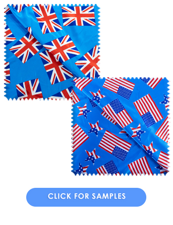 Patriotic Blend Novelty Fabric  | UK