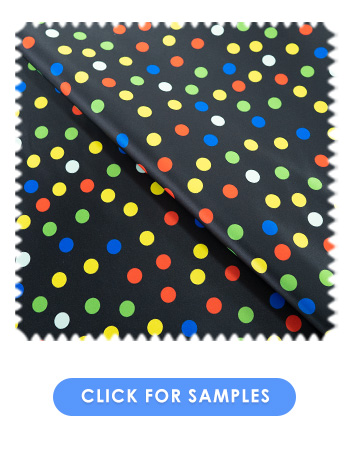 Duchess Satin Dotted Fabric  | Multi