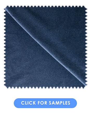 Luxury Glitter Velvet Fabric  | Navy