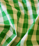 PVC Table Cloth Cafe Check 1 inch - Green