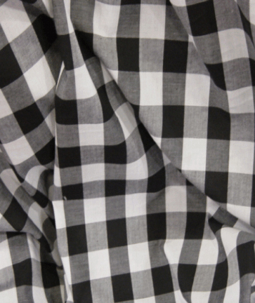 Gingham Fabric 1 Inch Check