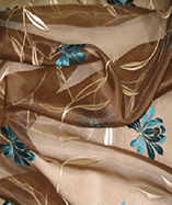 Parisienne Curtain Fabric-4721 | Chocolate (154)