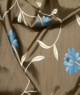Paris Curtain Fabric (4720) - Chocolate (154)