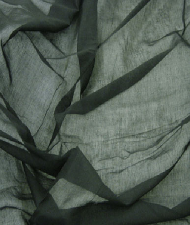 Cotton Mull - Sheer Cotton Fabric | Black