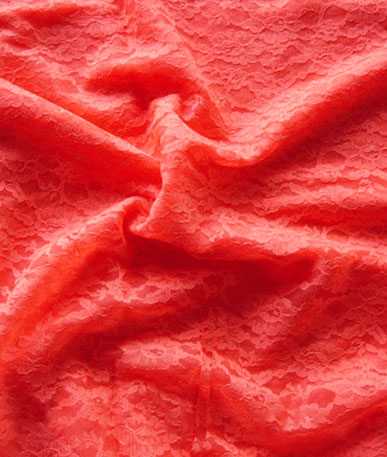 Bright Coloured Lace - Red (09)