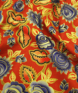 Cotton Lawn-Rose Design