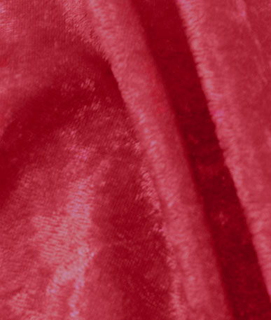 Fire Retardant Crushed Velvet Plain Dyed