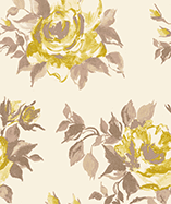 Garden Rose Curtain Fabric