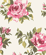 Garden Rose Curtain Fabric