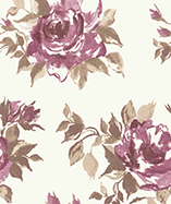 Garden Rose Curtain Fabric