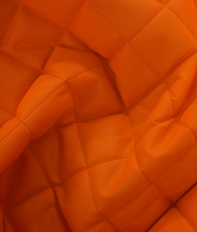 Quilted 4oz Waterproof Fabric Box Design - Fluo Orange