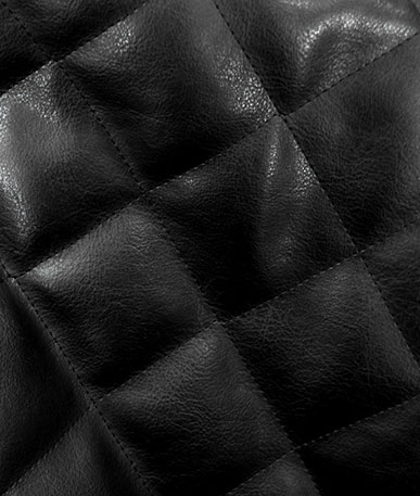 Quilted Clothing Vinyl | Black