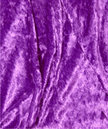 Crushed Velvet Plain Dyed - Purple