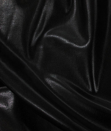 Wetlook Cosplay Stretch Leatherette | Wet Black