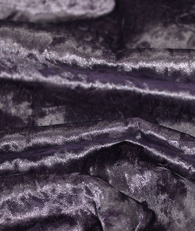 Bling Crushed  Velvet Upholstery Fire Retardant