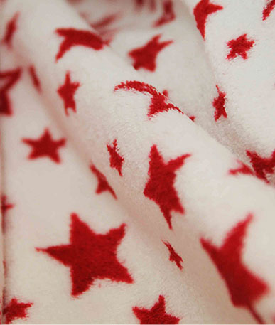 Red Star Coral Fleece 