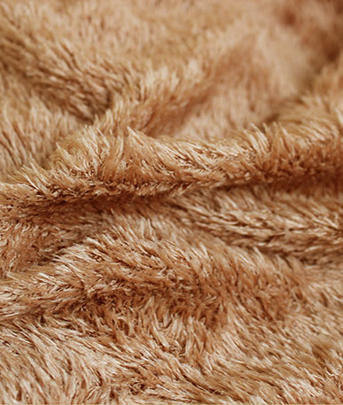 Teddy Bear Stretchy Fun Fur (D) | Light Brown