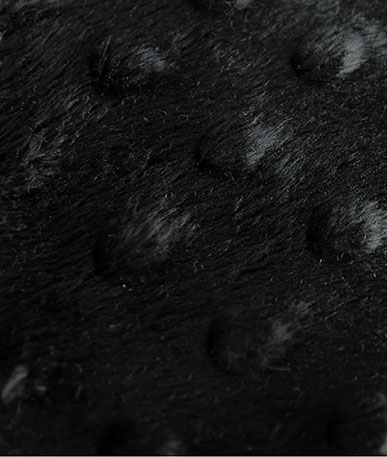 Dimple Fleece Fabric | Black