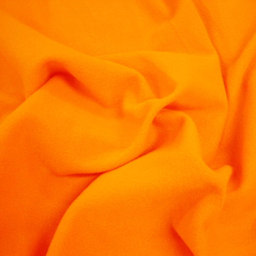 Hi-Vis Fleece Fabric - Hi Vis Orange