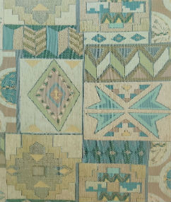  Aztec Reversible Woven Upholstery Fabric - Multi