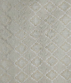 Cream Geometric Flower Upholstery Fabric  | Cream