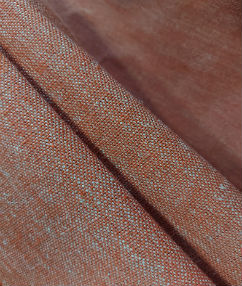  Linen Upholstery Weave Fabric - Terracotta