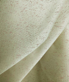 Pink Speckled Cream Fabric | Cream / Pink